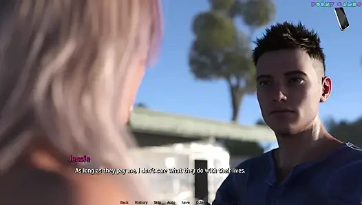 Bay Blackeyes'in birlikte hayatı - striptiz siyah jack, natürist kampta ilk gün 2