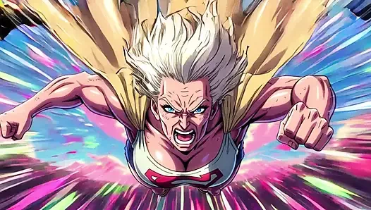 Ai seksi süper kahraman aksiyon klipleri