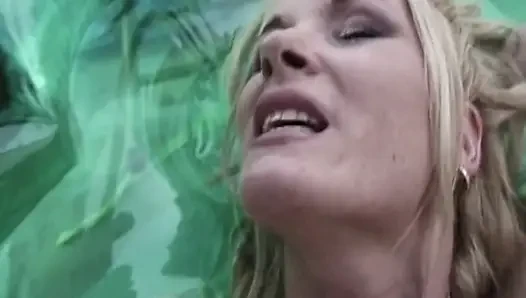 Blonde MILF Takes BBC in Steamy Close-Up Interracial Sex