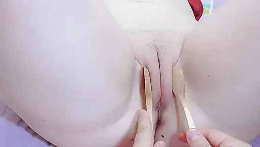 Mutfakta bacaklarını açtım, amımı yedi