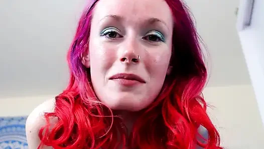 Erkek arkadaşım ve ben ağız takma yarak kullanıyor, yarak emme eğitimi