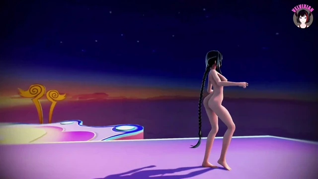 Kangxi - seksi dans tamamen çıplak (3 boyutlu hentai)