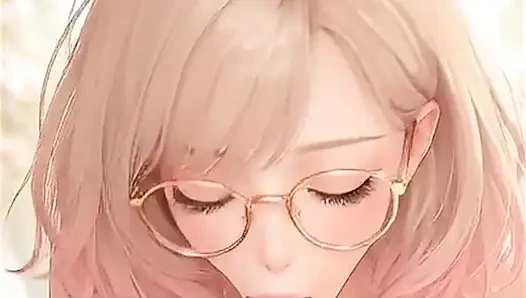 Yapay zekalı anime asosyal kız sakso çekiyor ve ağzına boşalıyor