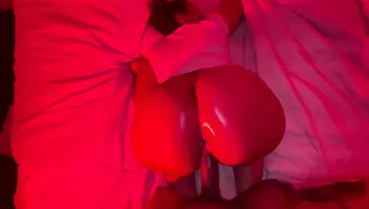 Ateşli kalın zenci komşu komşularını merak ediyor