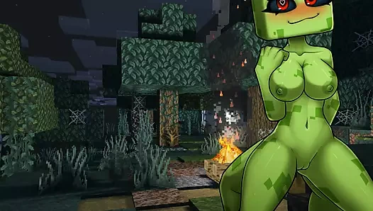 Minecraft azgın zanaat - bölüm 1 - loveskysan69 tarafından hentai hatun creeper bombası