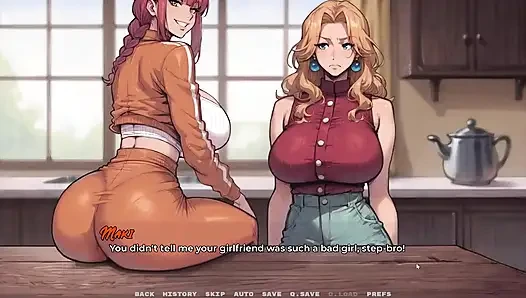 Yeni kız arkadaşım tabu hentai oyunu ep.49 üvey kız kardeşim kız arkadaşımın götünü üvey babasının önünde yakaladı!