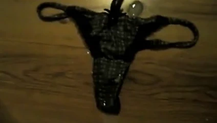 Cum üzerinde benim 19yo eski gf string