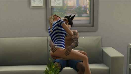 Sims 4 - kötü mod etrafta oynuyor ve komşumdan biriyle eğleniyor