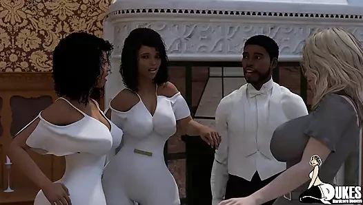 Seksi büyük ganimet orospular sıkı deliklerinin kaldırabileceğinden daha fazla horoz alır