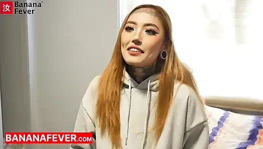 Tower Destroys Jessie Tongue Split - Tall Chinese vs Tattooed Taiwanese Slut