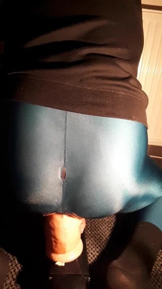 Spandex spandex anal eğlence büyük yapay penis 3