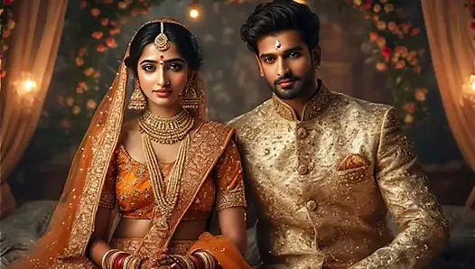 Hintli bir çiftle yağmurlu bir gece - ruhlu Hintçe ses ile paylaşılan Hintli bir kızın Hintçe ses hikayesi