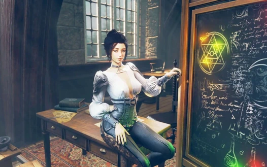 Ep3: sonunda profesör Esther ile tanışıyor - sihirli amcık: bölüm 2