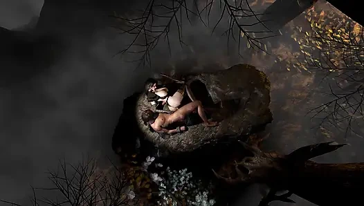 3 boyutlu süper azgın kostümlü sürtük ıslak amını çok sert siktiriyor