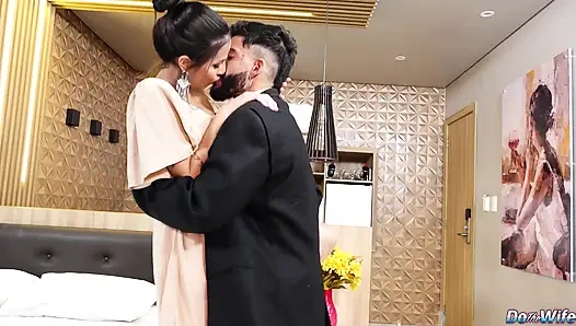 Kocası zenci bir adamdan karısı Teh Angel'ın götünü genişletmesini istiyor