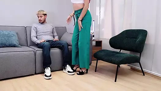 Buna küçük mü diyorsun? Amımı geniş genişlettiniz doktor!seksi terapist daha önce hiç olmadığı kadar inliyor