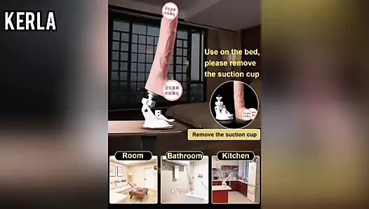 Kerla store tarafından otomatik itme ve ısıtma yapay penis