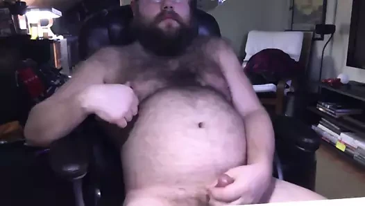 kıllı sakallı koca ayı boşalan