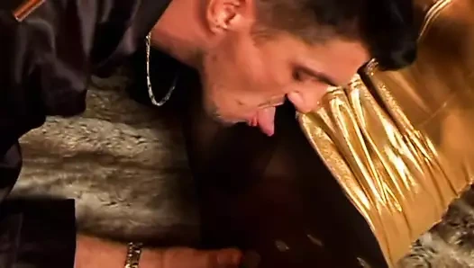 Seksi bebek içinde çorap var fetiş seks