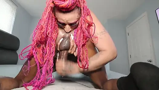 Straw Milks a Huge Load Out His Sack