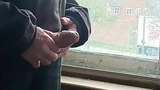 Masturbating and Cumming by the Window at Friend's House - Rockardglans