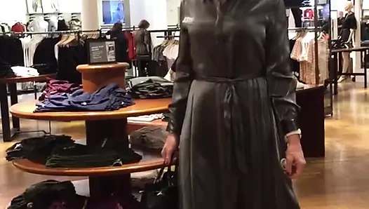 Güzel saten elbise, calvin klein