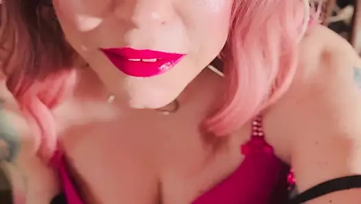 Watch Your Girl Tina Snua Smoke A Cigarette In Pink Satin Goves With Lots Of Rings - Snap Inhales OMI OME Drifting Smoker