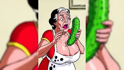 Büyük memeli ai çizgi film kadınlar