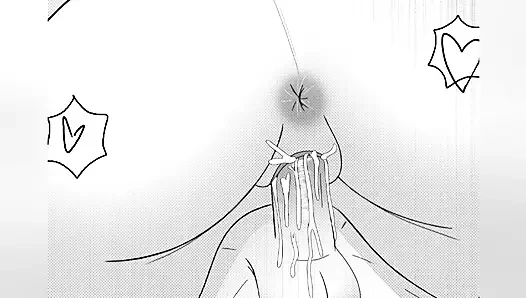 Penisimin başını sıkı ve ıslak amımın içine koydum