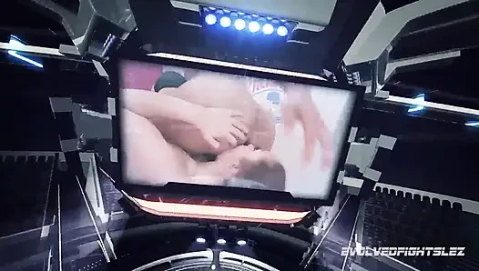 Ariel x vs riley daniels kadın güreşi