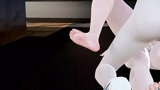 Hentai sansürsüz - 2 futanari ile çift penetrasyon