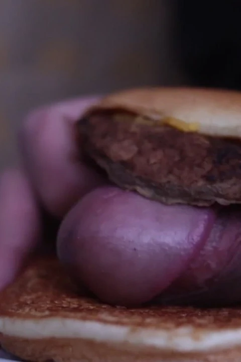 Bir hamburger