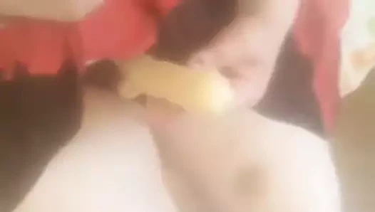 Peçeli iri güzel kadın, memeler