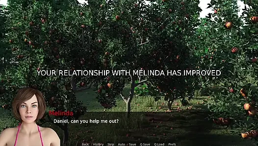 Melinda'nın üreme içgüdüsü, aylık dönem döngüsünde üvey oğlu tarafından hamile kalmak için yüksek dürtüler içinde çalışıyor