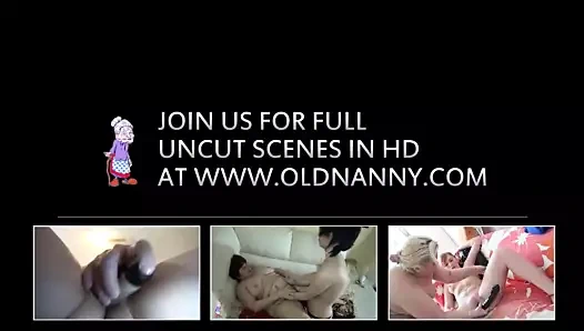 Yaşlı nine lezbiyen sert seks