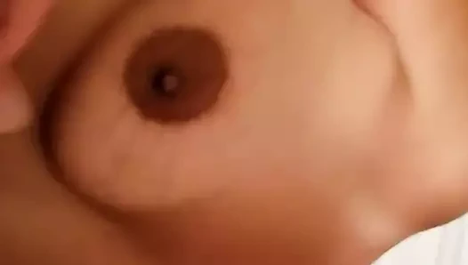 POV güzel bir yük üzerinde rikolu eşleri göğüs