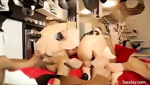 Büyük memeli dörtlü!
