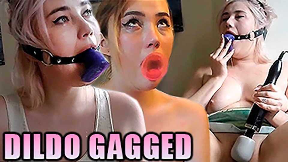 Misha Mayfair'in gırtlağına kadar gelen dildo öğürme maceraları