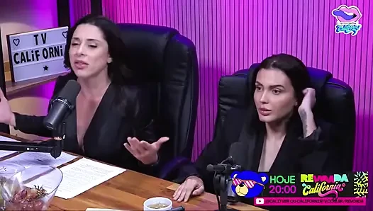 İki ateşli kız edepsizce konuşuyor - bruna carlos ve luciana picchi
