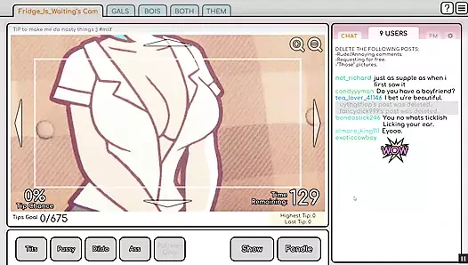 Nicole'ün riskli işi - hentai oyunu pornplay ep.6 büyük bir yapay penis emerken kamerada yüzünü gösteriyor