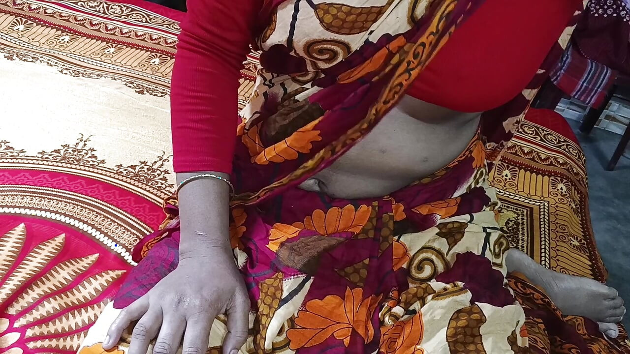 Bangladeşli köylü zavallı hizmetçi ev sahibiyle net kirli ses
