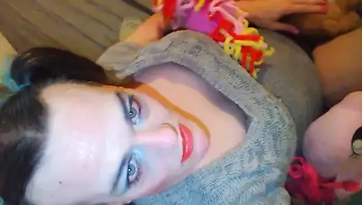 Lilly ve yeni fırfırlı çorapları
