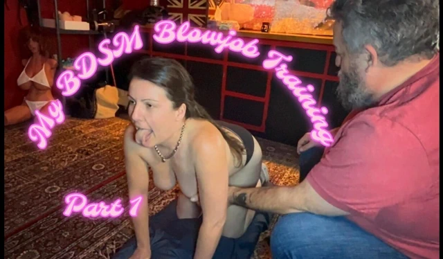 SLUT Blowjob Cock Worship BDSM Obedience Submissive Training Part 1