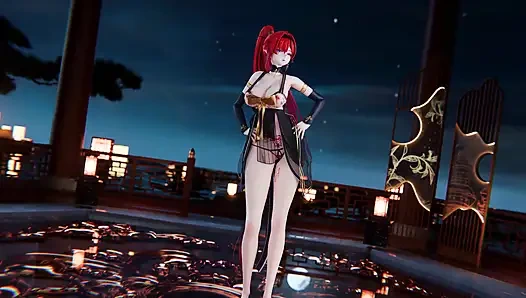 [mmd] butik Yinyin-bingbing Kore dansı erotik iç çamaşırı müstehcen striptiz