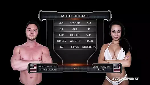 Seksi kristal acele ilk güreş kavga yüz becerdin alır