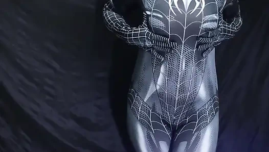 Bir örümcek adam cosplayer boşalana kadar sikiyor, amcığı çok ıslak, en son viral Endonezya pornosu