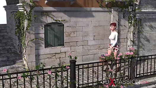 Cüce sapık denizde pahalı bir villada genç bir kızı sert sikiyor