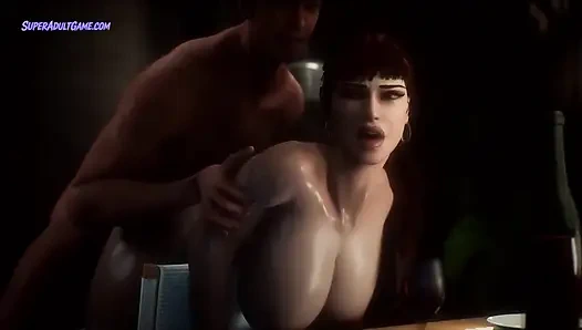 Üvey annem büyük memeli azgın orta yaşlı seksi kadın - büyük götünü sikmeden gitmeme izin vermiyor - 3 boyutlu gerçekçi