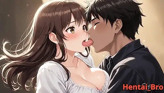 Şehvetli gümüş saçlı çift - samimi yatak odası tutkusu