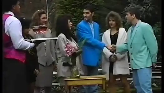 Çifte penetrasyonlu klasik grup seks